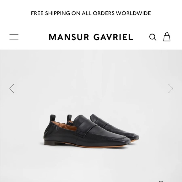 Mansur Gavriel Square Toe Loafers - Picture 1 of 4